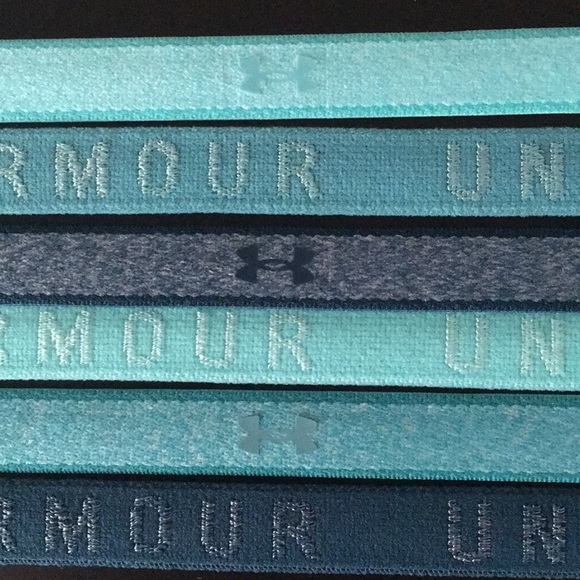 Under Armour Mini Headbands - 6 Pack - Hot Green - Picture 3 of 4